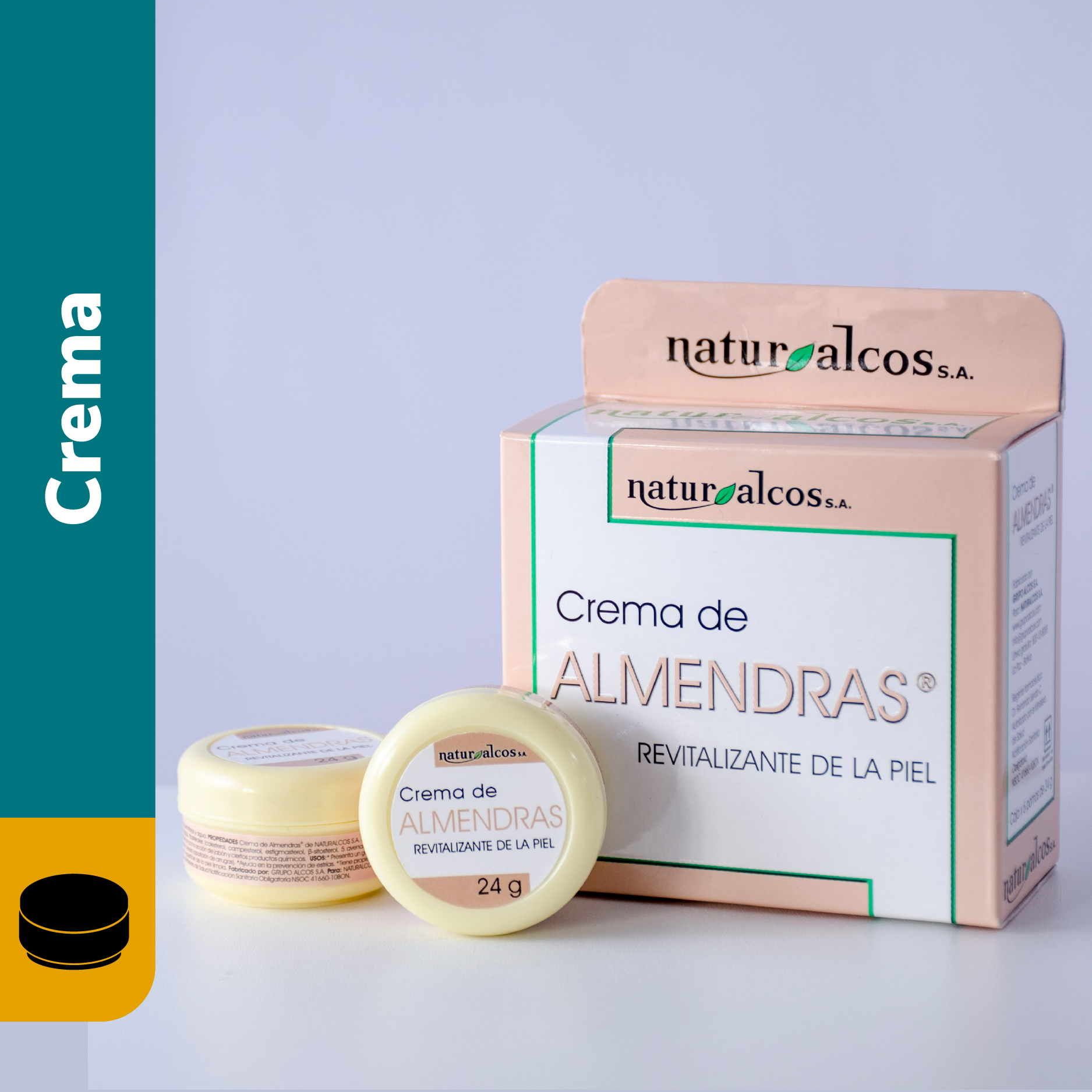 CREMA DE ALMENDRAS CJA X 6 POMOS/24G